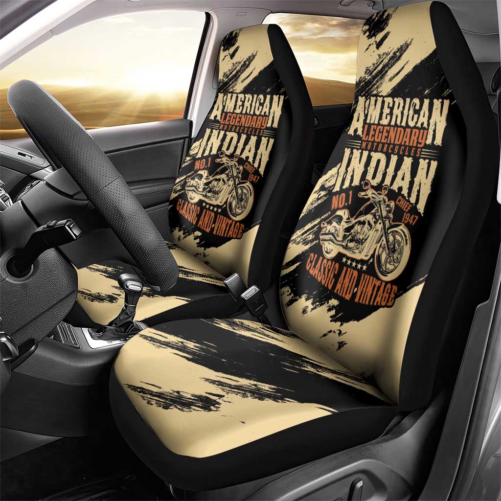 American Legendary Motorcycles Indian Chief 1947 Car Seat Cover Classic and Vintage - Wonder Print Shop