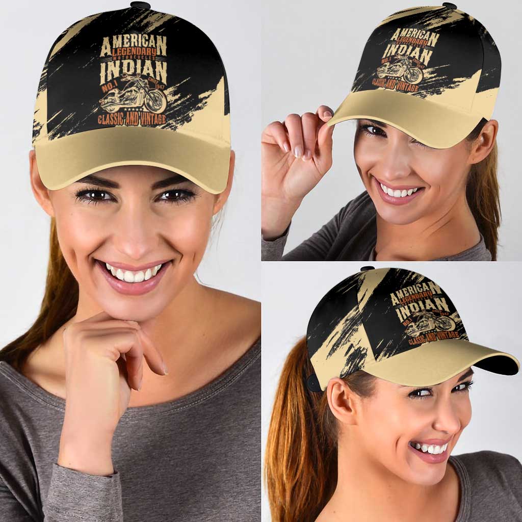 American Legendary Motorcycles Indian Chief 1947 Classic Cap Classic and Vintage - Wonder Print Shop
