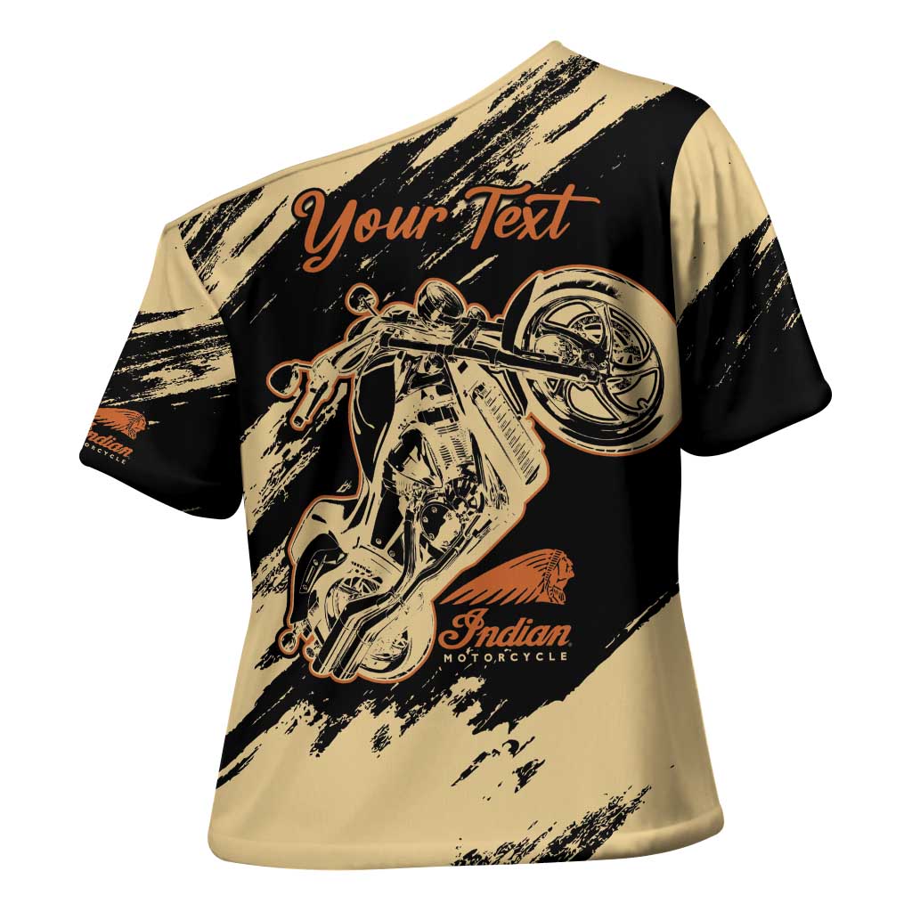 Personalized American Legendary Motorcycles Indian Chief 1947 Cross Shoulder Shirt Classic and Vintage - Wonder Print Shop