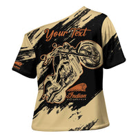 Personalized American Legendary Motorcycles Indian Chief 1947 Cross Shoulder Shirt Classic and Vintage - Wonder Print Shop
