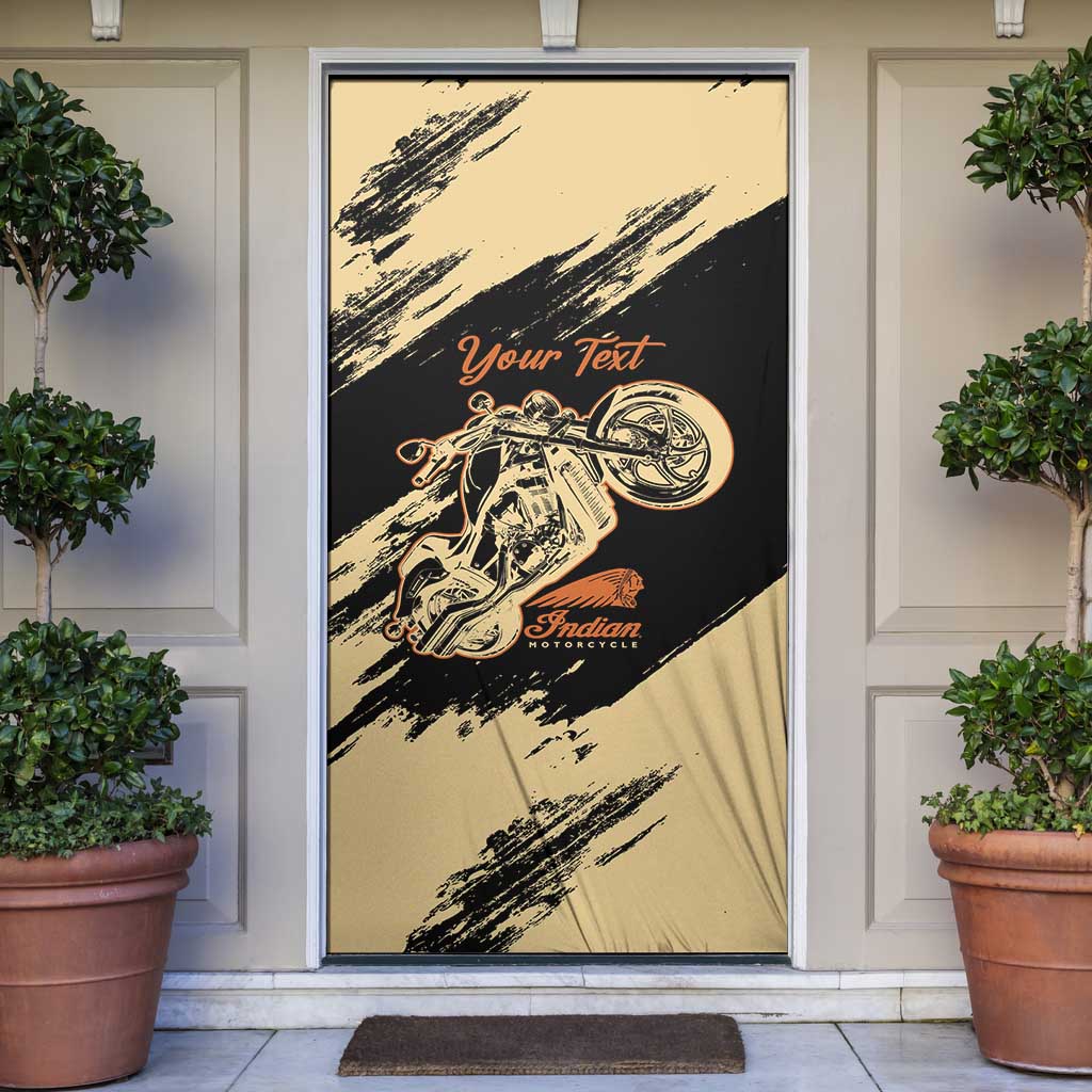 Personalized American Legendary Motorcycles Indian Chief 1947 Door Cover Classic and Vintage - Wonder Print Shop