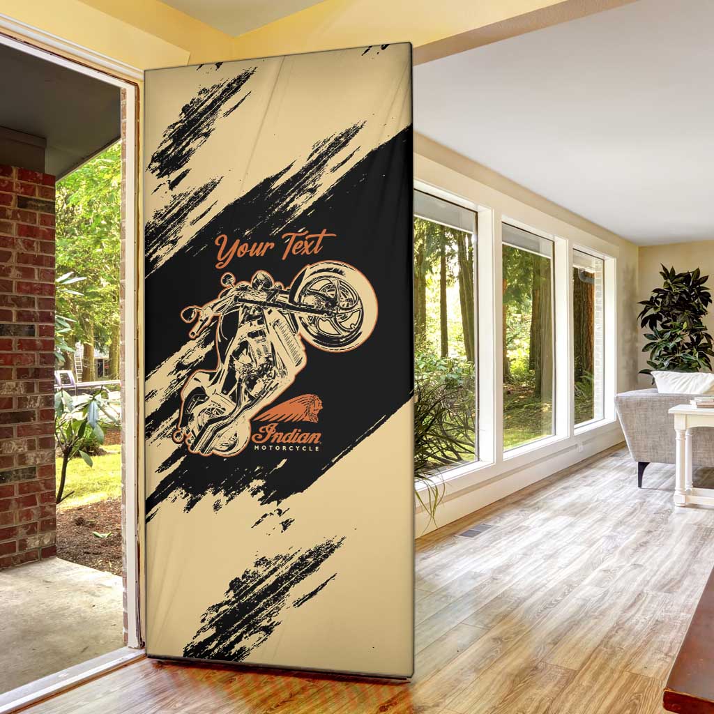 Personalized American Legendary Motorcycles Indian Chief 1947 Door Cover Classic and Vintage - Wonder Print Shop