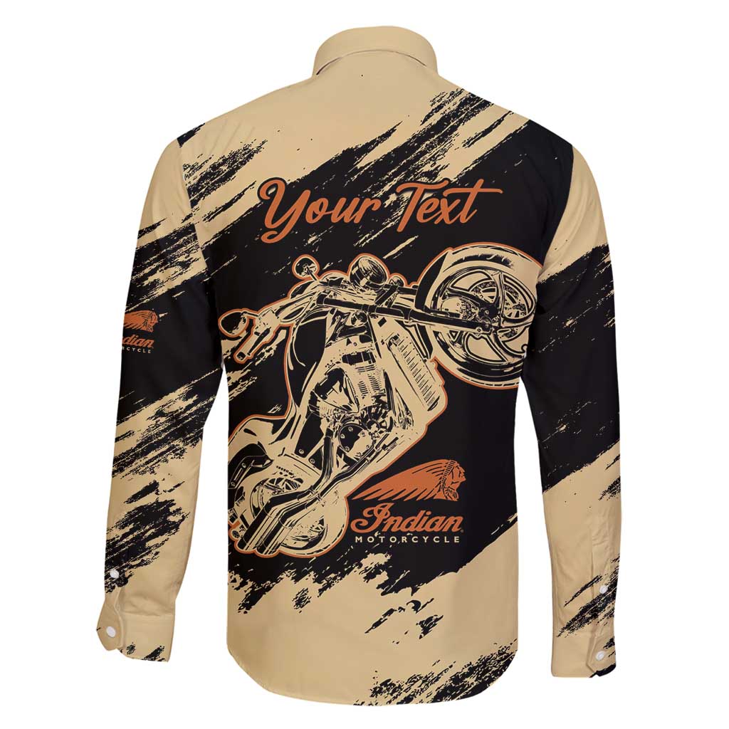 Personalized American Legendary Motorcycles Indian Chief 1947 Family Matching Long Sleeve Bodycon Dress and Hawaiian Shirt Classic and Vintage - Wonder Print Shop