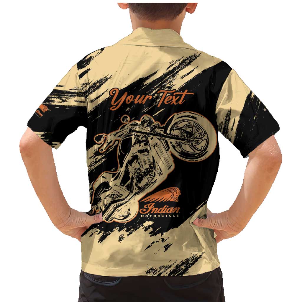 Personalized American Legendary Motorcycles Indian Chief 1947 Family Matching Mermaid Dress and Hawaiian Shirt Classic and Vintage - Wonder Print Shop