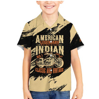 Personalized American Legendary Motorcycles Indian Chief 1947 Family Matching Mermaid Dress and Hawaiian Shirt Classic and Vintage - Wonder Print Shop