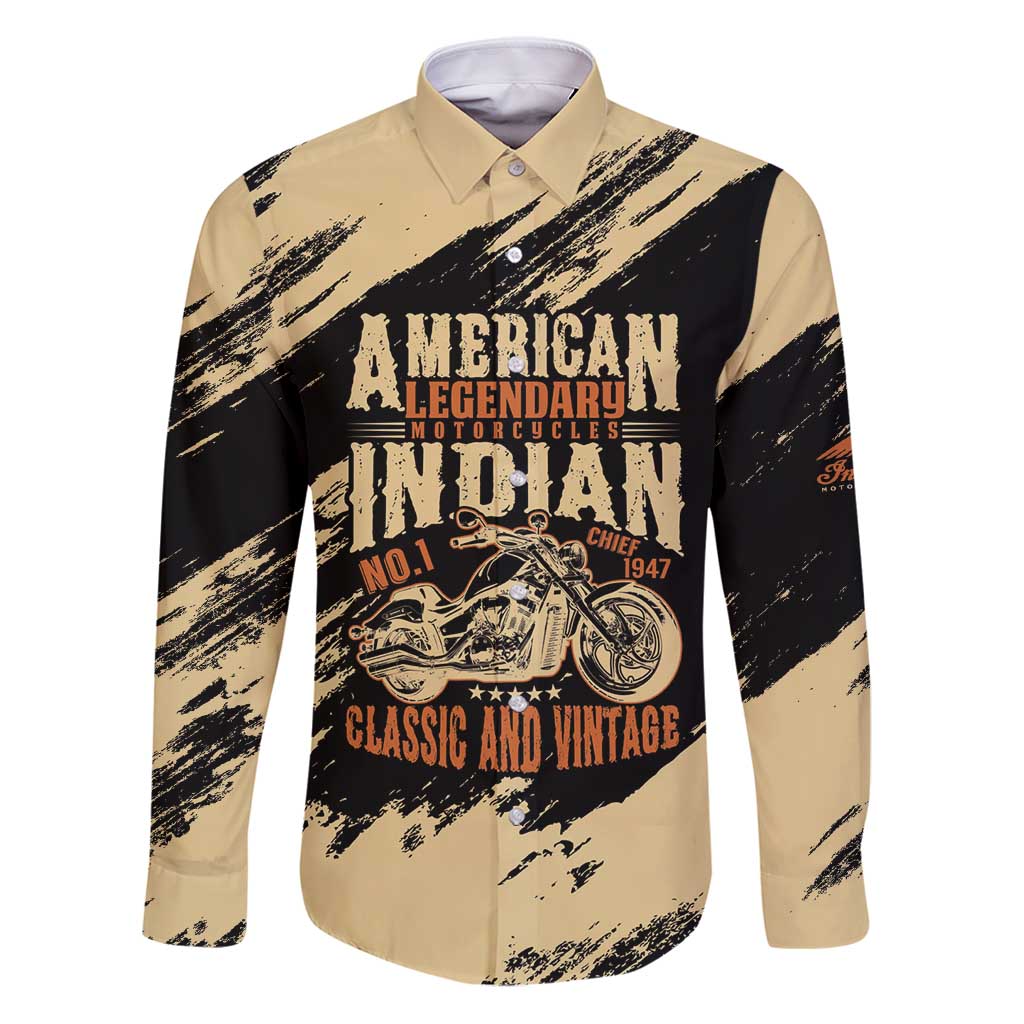 Personalized American Legendary Motorcycles Indian Chief 1947 Family Matching Puletasi and Hawaiian Shirt Classic and Vintage - Wonder Print Shop