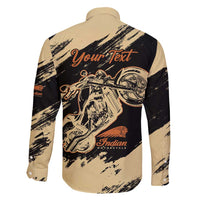 Personalized American Legendary Motorcycles Indian Chief 1947 Family Matching Summer Maxi Dress and Hawaiian Shirt Classic and Vintage - Wonder Print Shop