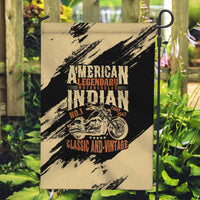 American Legendary Motorcycles Indian Chief 1947 Garden Flag Classic and Vintage - Wonder Print Shop