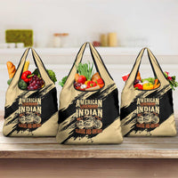 American Legendary Motorcycles Indian Chief 1947 Grocery Bag Classic and Vintage - Wonder Print Shop