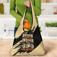American Legendary Motorcycles Indian Chief 1947 Grocery Bag Classic and Vintage - Wonder Print Shop