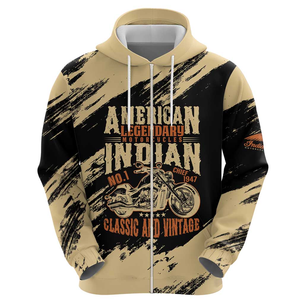 Personalized American Legendary Motorcycles Indian Chief 1947 Hoodie Classic and Vintage - Wonder Print Shop