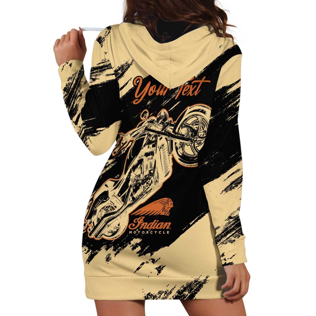 Personalized American Legendary Motorcycles Indian Chief 1947 Hoodie Dress Classic and Vintage - Wonder Print Shop