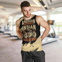 Personalized American Legendary Motorcycles Indian Chief 1947 Men Tank Top Classic and Vintage - Wonder Print Shop