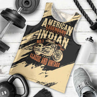 Personalized American Legendary Motorcycles Indian Chief 1947 Men Tank Top Classic and Vintage - Wonder Print Shop