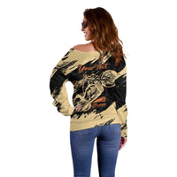 Personalized American Legendary Motorcycles Indian Chief 1947 Off Shoulder Sweater Classic and Vintage - Wonder Print Shop