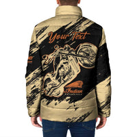 Personalized American Legendary Motorcycles Indian Chief 1947 Padded Jacket Classic and Vintage - Wonder Print Shop