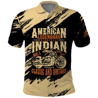 Personalized American Legendary Motorcycles Indian Chief 1947 Polo Shirt Classic and Vintage - Wonder Print Shop