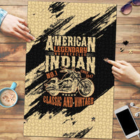 American Legendary Motorcycles Indian Chief 1947 Puzzle Classic and Vintage - Wonder Print Shop
