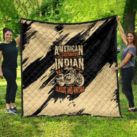 American Legendary Motorcycles Indian Chief 1947 Quilt Classic and Vintage - Wonder Print Shop