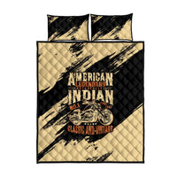 American Legendary Motorcycles Indian Chief 1947 Quilt Bed Set Classic and Vintage - Wonder Print Shop