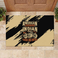 American Legendary Motorcycles Indian Chief 1947 Rubber Doormat Classic and Vintage - Wonder Print Shop