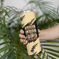 Personalized American Legendary Motorcycles Indian Chief 1947 Skinny Tumbler Classic and Vintage - Wonder Print Shop