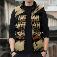 Personalized American Legendary Motorcycles Indian Chief 1947 Sleeveless Puffer Jacket Classic and Vintage - Wonder Print Shop