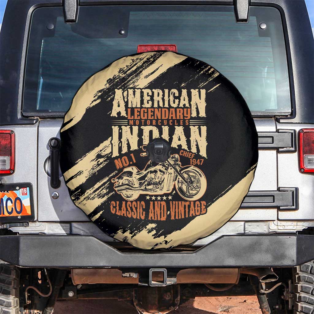 American Legendary Motorcycles Indian Chief 1947 Spare Tire Cover Classic and Vintage - Wonder Print Shop