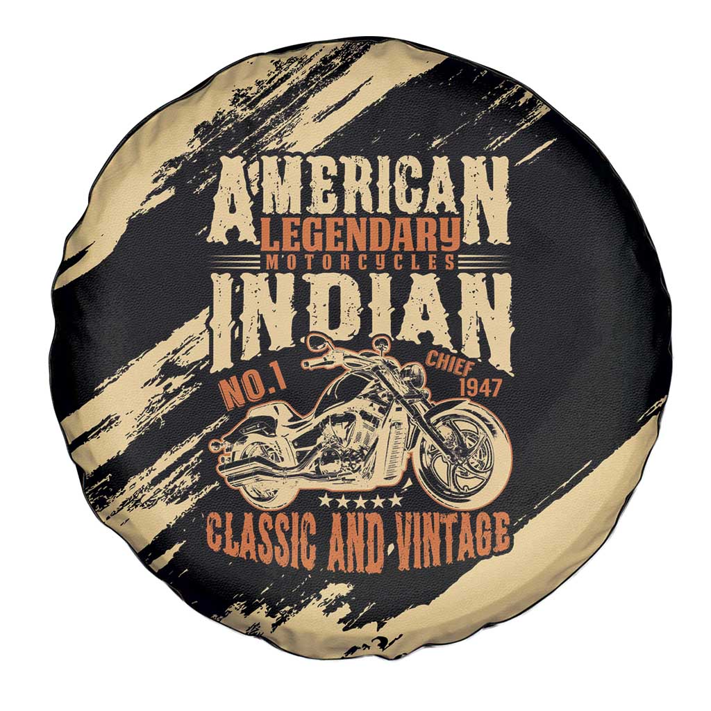 American Legendary Motorcycles Indian Chief 1947 Spare Tire Cover Classic and Vintage - Wonder Print Shop