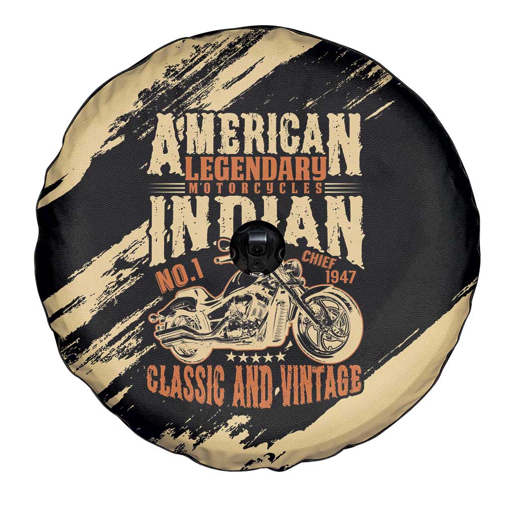 American Legendary Motorcycles Indian Chief 1947 Spare Tire Cover Classic and Vintage - Wonder Print Shop