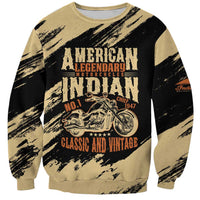 Personalized American Legendary Motorcycles Indian Chief 1947 Sweatshirt Classic and Vintage - Wonder Print Shop