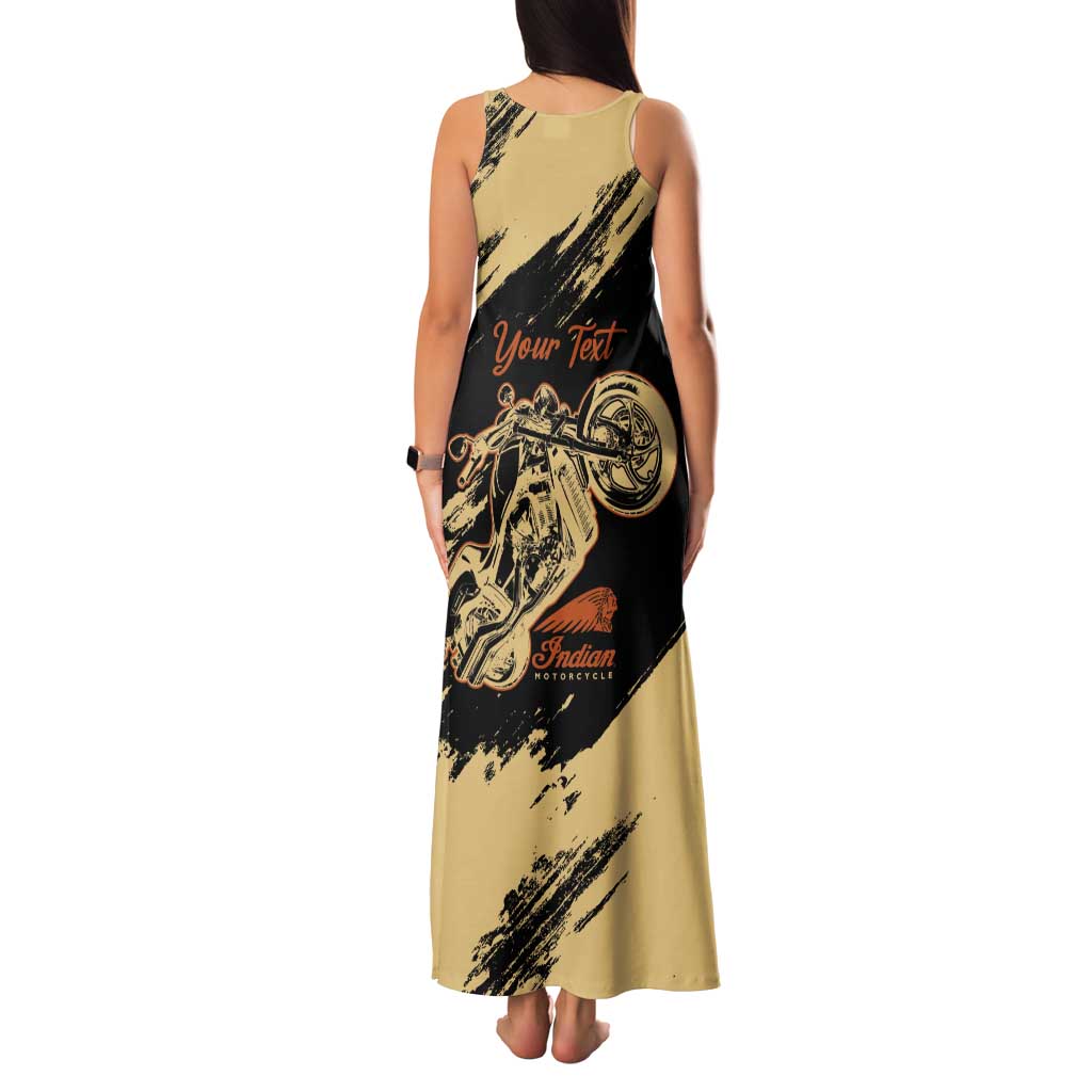 Personalized American Legendary Motorcycles Indian Chief 1947 Tank Maxi Dress Classic and Vintage - Wonder Print Shop