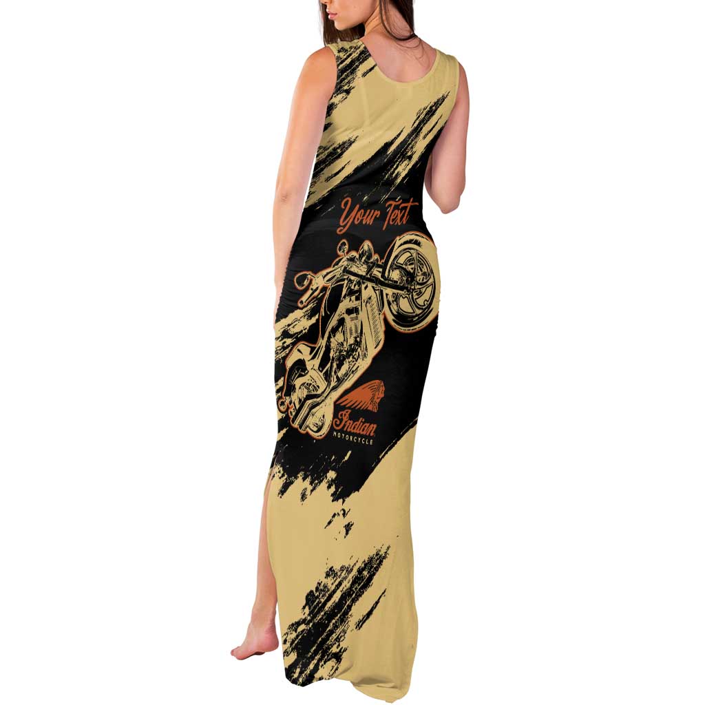 Personalized American Legendary Motorcycles Indian Chief 1947 Tank Maxi Dress Classic and Vintage - Wonder Print Shop