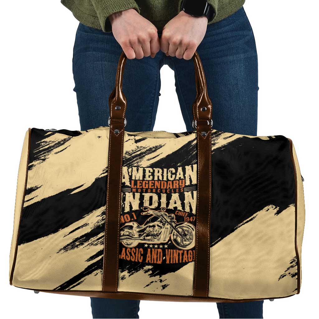 American Legendary Motorcycles Indian Chief 1947 Travel Bag Classic and Vintage - Wonder Print Shop