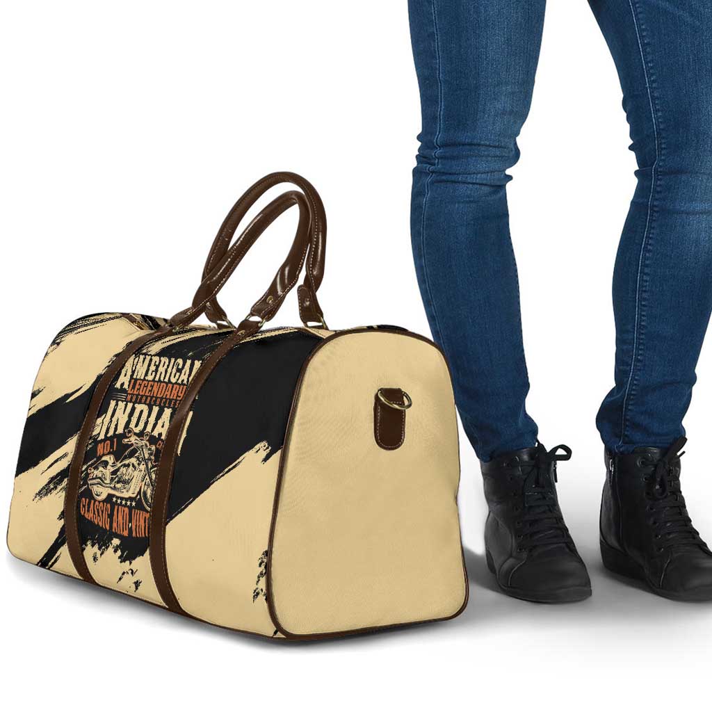 American Legendary Motorcycles Indian Chief 1947 Travel Bag Classic and Vintage - Wonder Print Shop