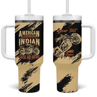 Personalized American Legendary Motorcycles Indian Chief 1947 Tumbler With Handle Classic and Vintage - Wonder Print Shop