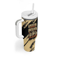 Personalized American Legendary Motorcycles Indian Chief 1947 Tumbler With Handle Classic and Vintage - Wonder Print Shop