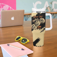 Personalized American Legendary Motorcycles Indian Chief 1947 Tumbler With Handle Classic and Vintage - Wonder Print Shop