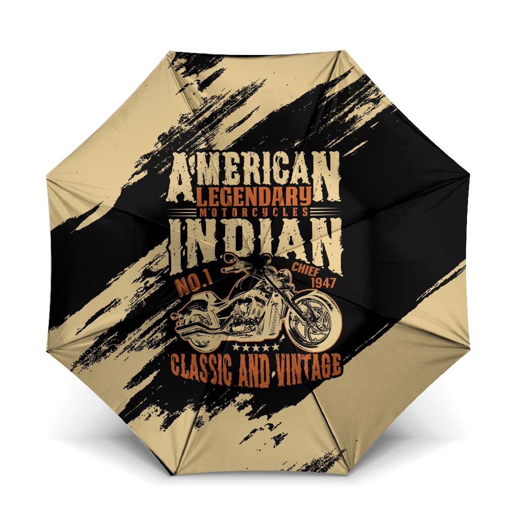 American Legendary Motorcycles Indian Chief 1947 Umbrella Classic and Vintage - Wonder Print Shop