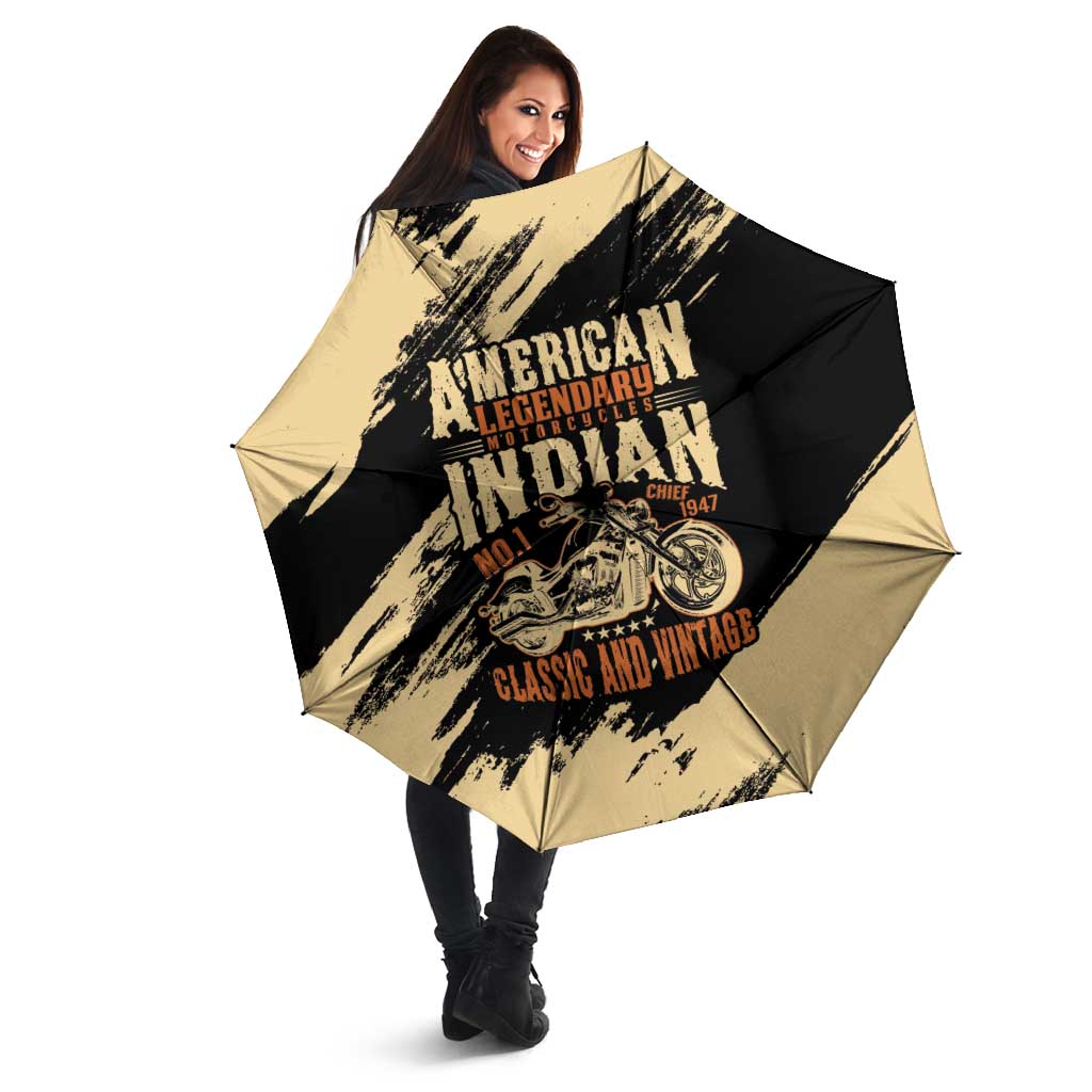 American Legendary Motorcycles Indian Chief 1947 Umbrella Classic and Vintage - Wonder Print Shop
