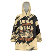 Personalized American Legendary Motorcycles Indian Chief 1947 Wearable Blanket Hoodie Classic and Vintage - Wonder Print Shop