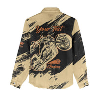 Personalized American Legendary Motorcycles Indian Chief 1947 Women Casual Shirt Classic and Vintage - Wonder Print Shop