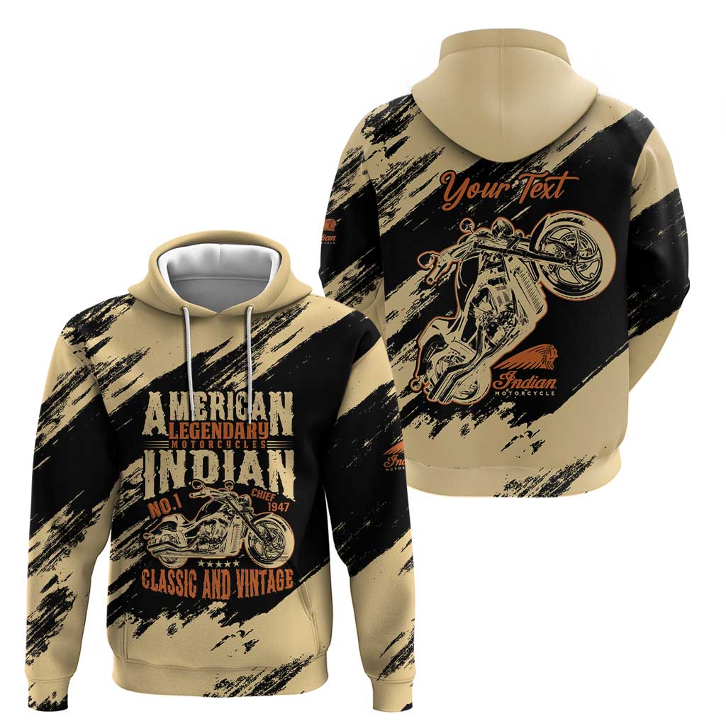 Personalized American Legendary Motorcycles Indian Chief 1947 Zip Hoodie Classic and Vintage - Wonder Print Shop