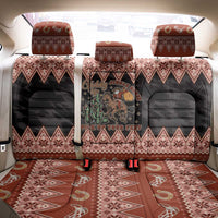 Howdy Christmas Cowboy Santa Back Car Seat Cover Giddy Up Jingle Horse Pick Up Your Feet - Wonder Print Shop