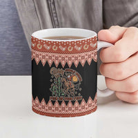 Howdy Christmas Cowboy Santa Ceramic Mug Giddy Up Jingle Horse Pick Up Your Feet - Wonder Print Shop