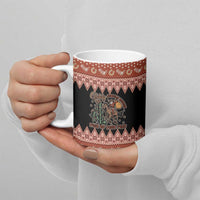 Howdy Christmas Cowboy Santa Ceramic Mug Giddy Up Jingle Horse Pick Up Your Feet - Wonder Print Shop