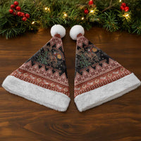 Howdy Christmas Cowboy Santa Christmas Santa Hat Giddy Up Jingle Horse Pick Up Your Feet - Wonder Print Shop