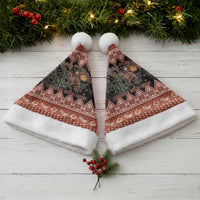 Howdy Christmas Cowboy Santa Christmas Santa Hat Giddy Up Jingle Horse Pick Up Your Feet - Wonder Print Shop