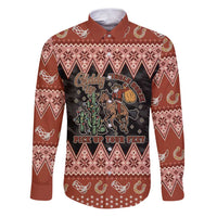 Howdy Christmas Cowboy Santa Family Matching Puletasi and Hawaiian Shirt Giddy Up Jingle Horse Pick Up Your Feet - Wonder Print Shop