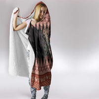 Howdy Christmas Cowboy Santa Hooded Blanket Giddy Up Jingle Horse Pick Up Your Feet - Wonder Print Shop